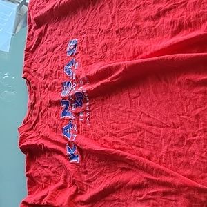 Kansas Jayhawk, lawrence ks. . Red t-shirt 3xl (est)